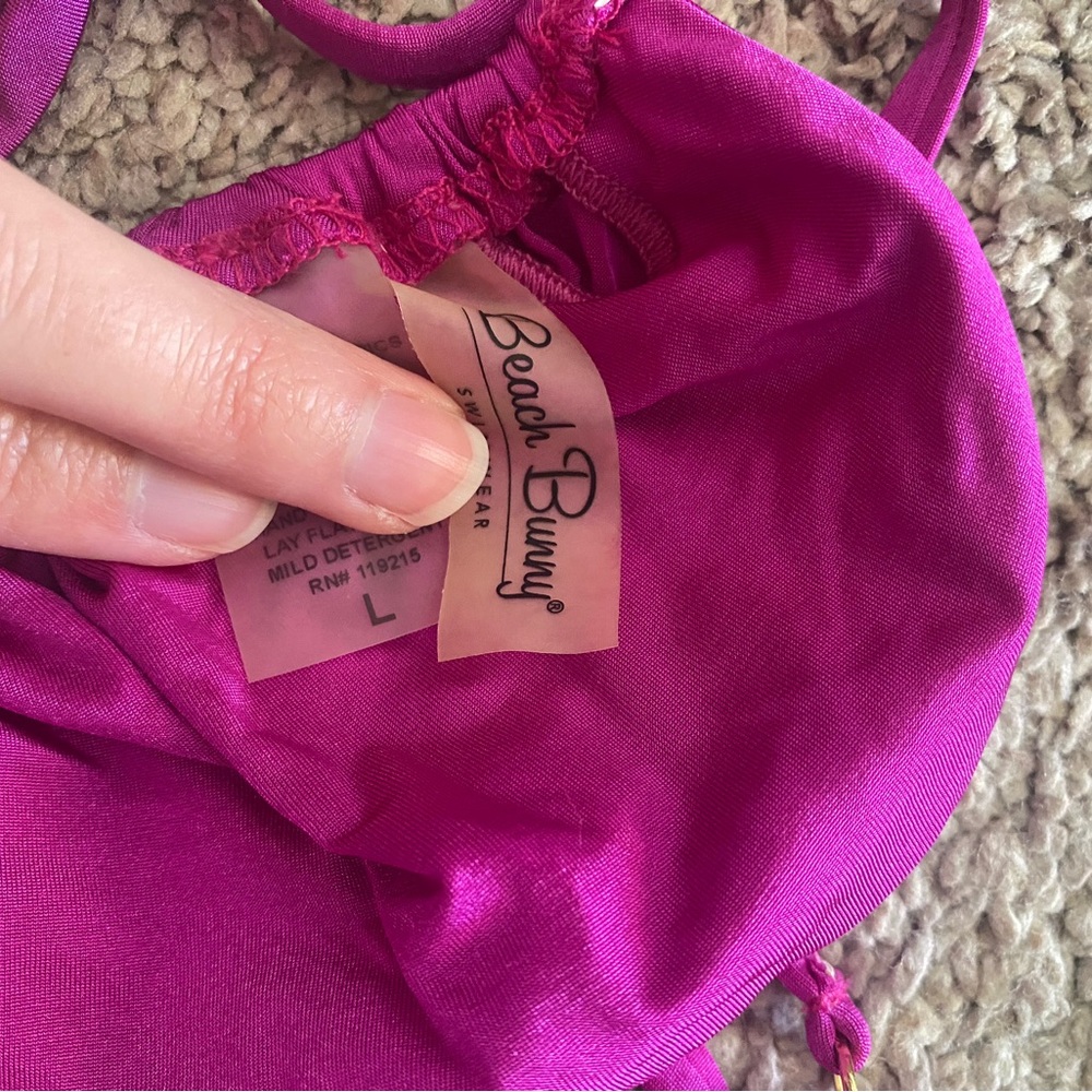 Beach Bunny Magenta Bikini - Picture 2 of 3
